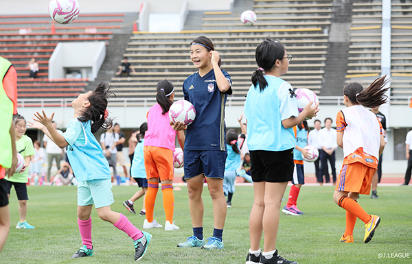 写真:ウォーミングアップ