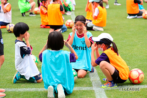 写真:反応ゲーム