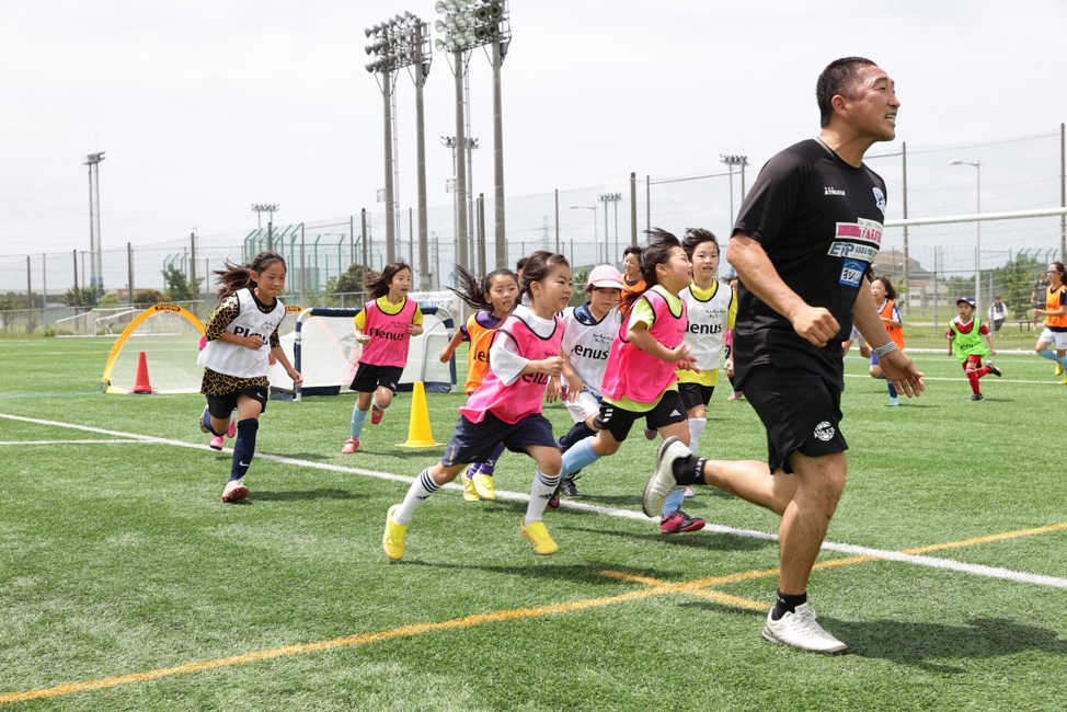 写真:ウォーミングアップ