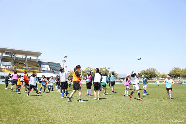 写真:ウォーミングアップ