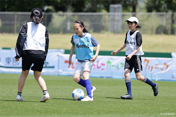 写真:ドリブル&パス&シュート